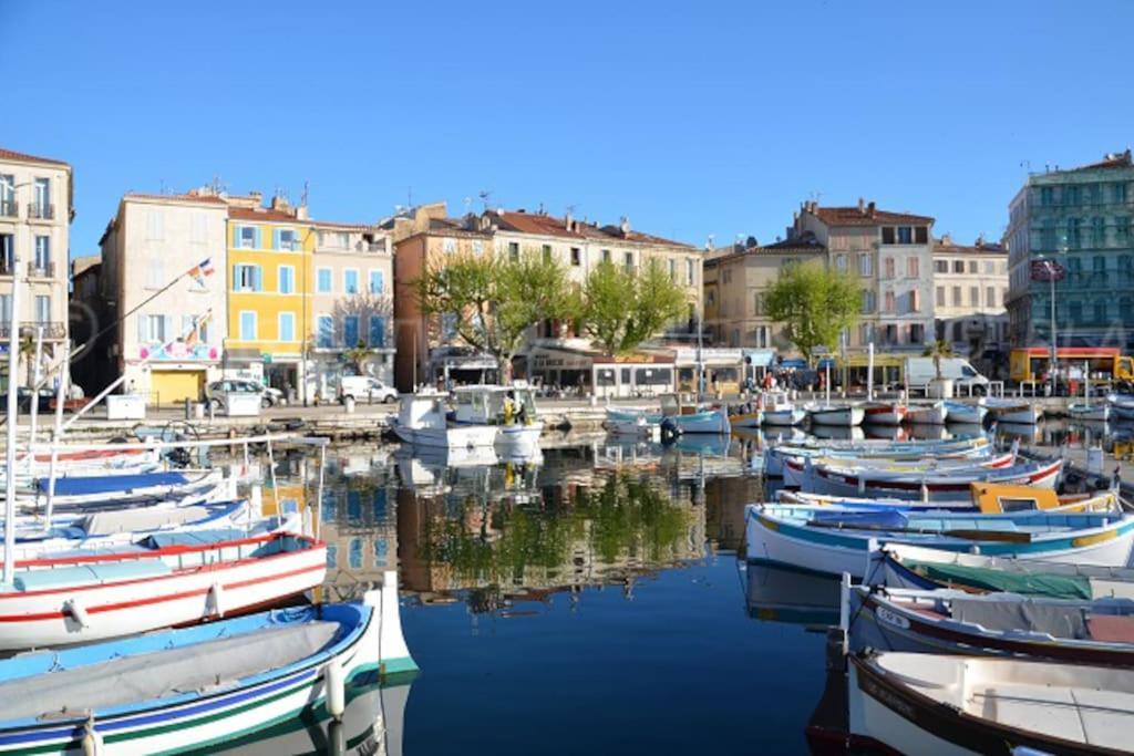 Blue Summer Vibes Duplex Studio For 4P, Ac, Sea View, Parking, Beach At 50M, Spa Access -3 La Ciotat Extérieur photo
