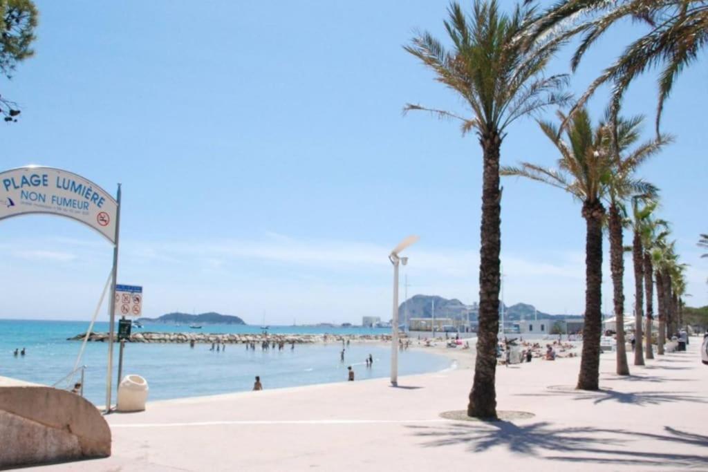 Blue Summer Vibes Duplex Studio For 4P, Ac, Sea View, Parking, Beach At 50M, Spa Access -3 La Ciotat Extérieur photo
