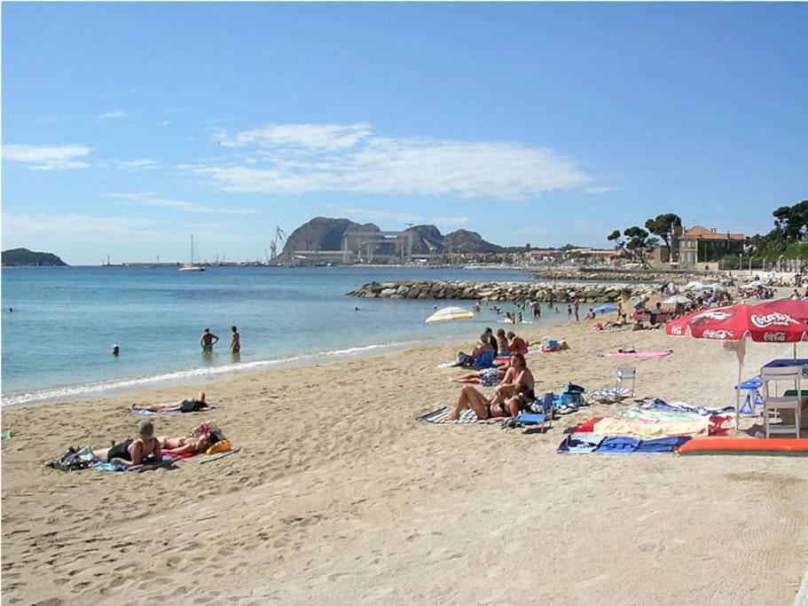 Blue Summer Vibes Duplex Studio For 4P, Ac, Sea View, Parking, Beach At 50M, Spa Access -3 La Ciotat Extérieur photo